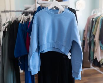 Bloom Boutique, Cozy Blue Sweatshirt